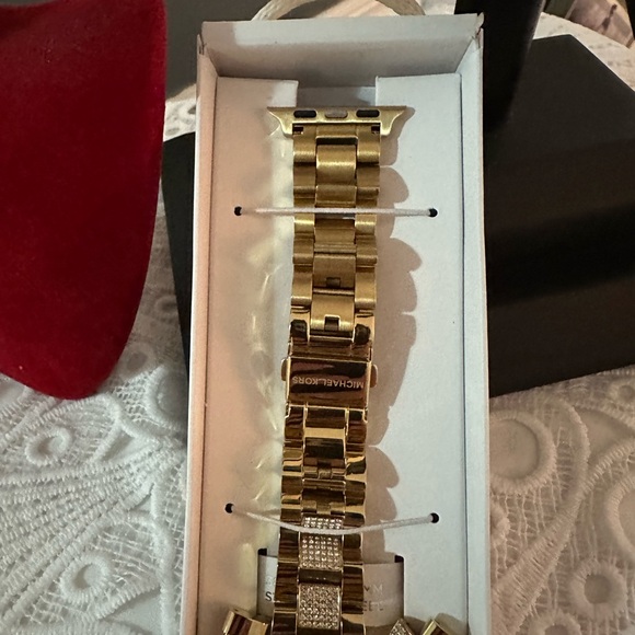 Michael Kors Gold Bracelet with Crystal Accents - Picture 1 of 6